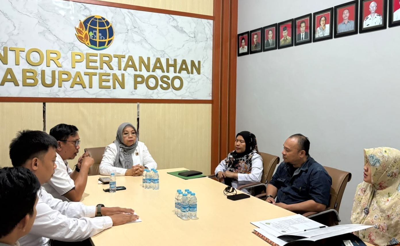 Tingkatkan Kualitas Layanan Pertanahan, Kantah BPN Poso Evaluasi Kinerja Asisten Surveyor Kadastral