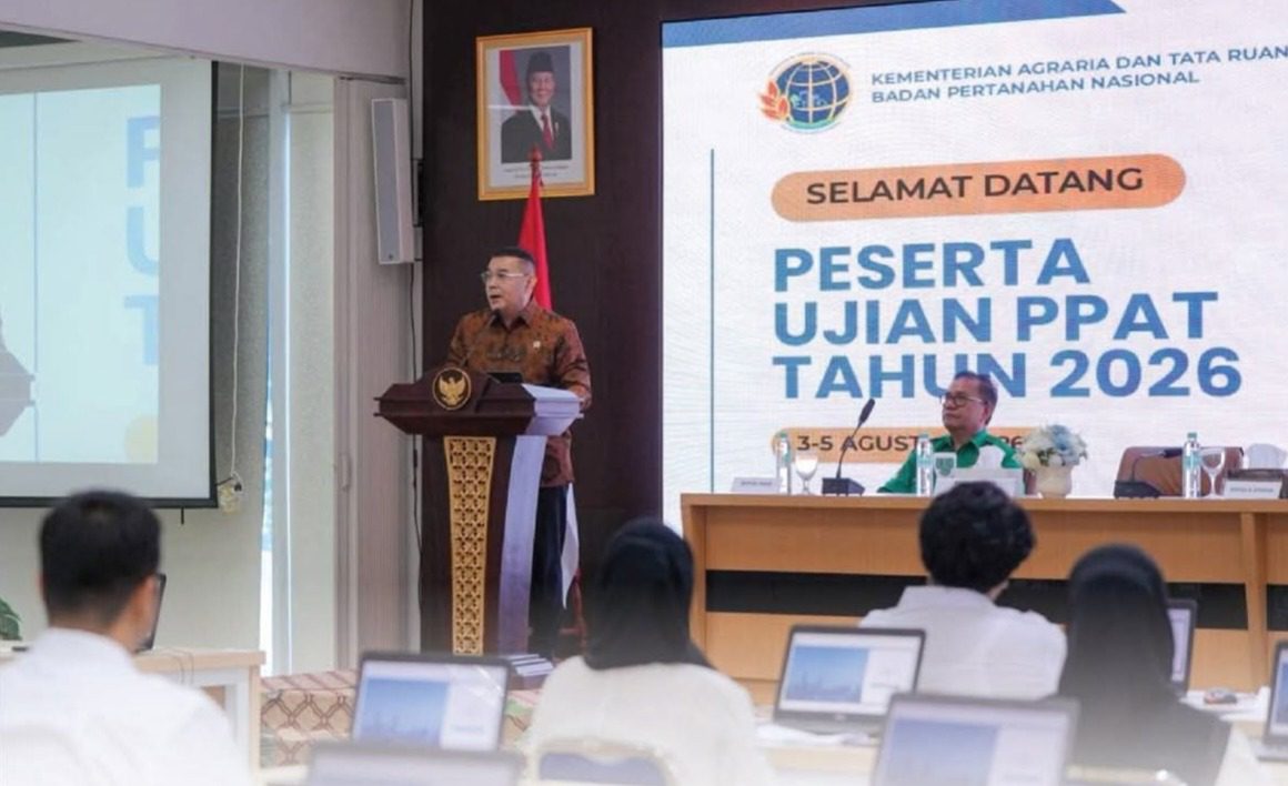 Wamen ATR/BPN Buka Ujian PPAT 2026, Seleksi 7.886 Peserta untuk 1.743 Formasi