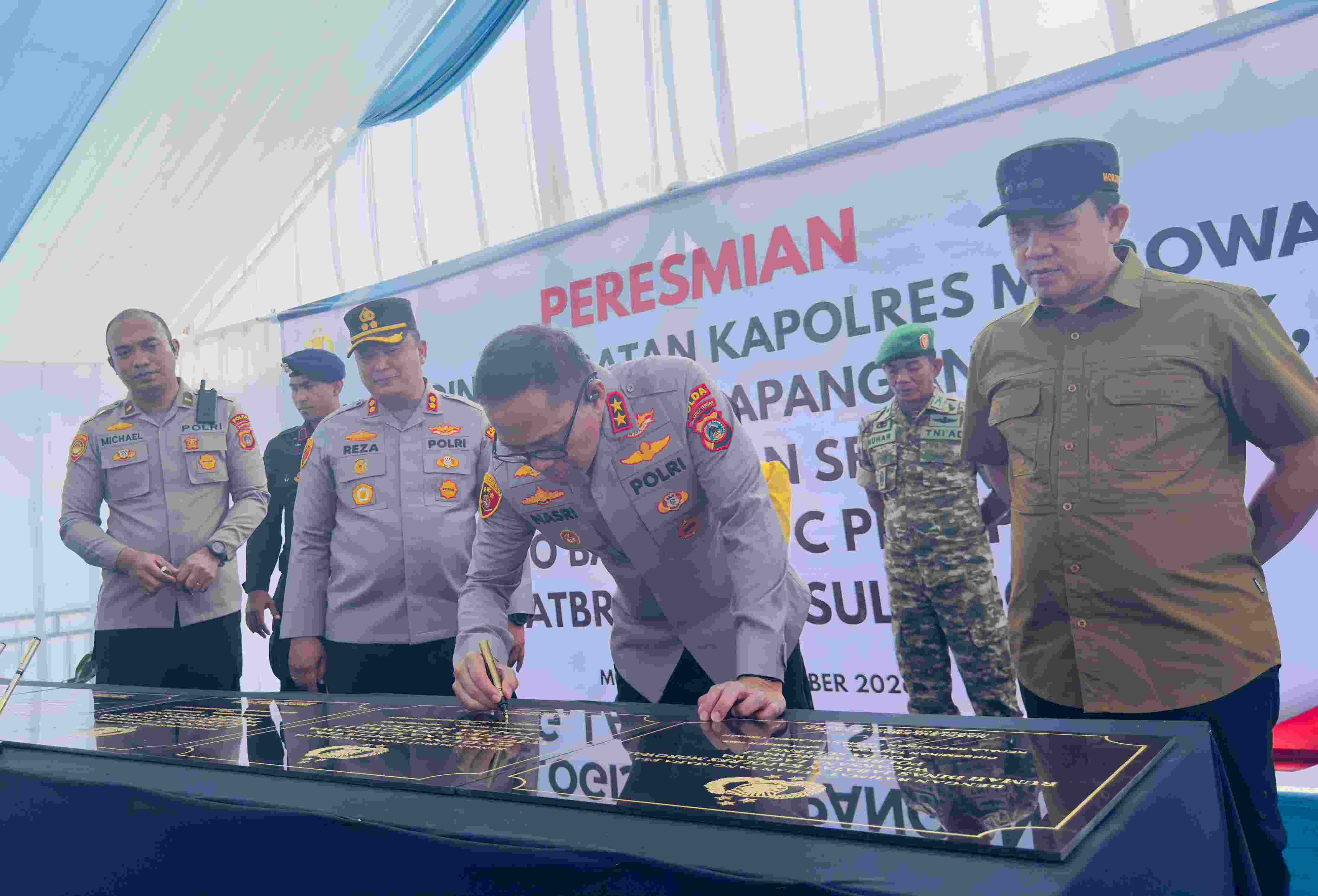 Dukung Investasi Daerah, Kapolda Sulteng Resmikan Fasilitas Baru Polres Morowali