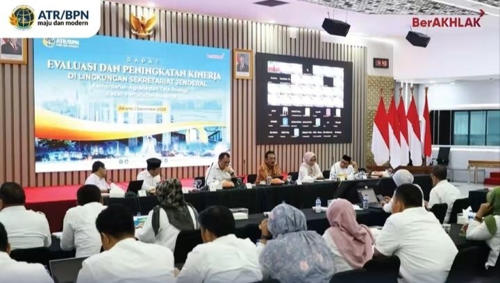 Fokus Visi Transformasi Layanan Pertanahan, Sekjen ATR/BPN Minta Jajaran Bersatu