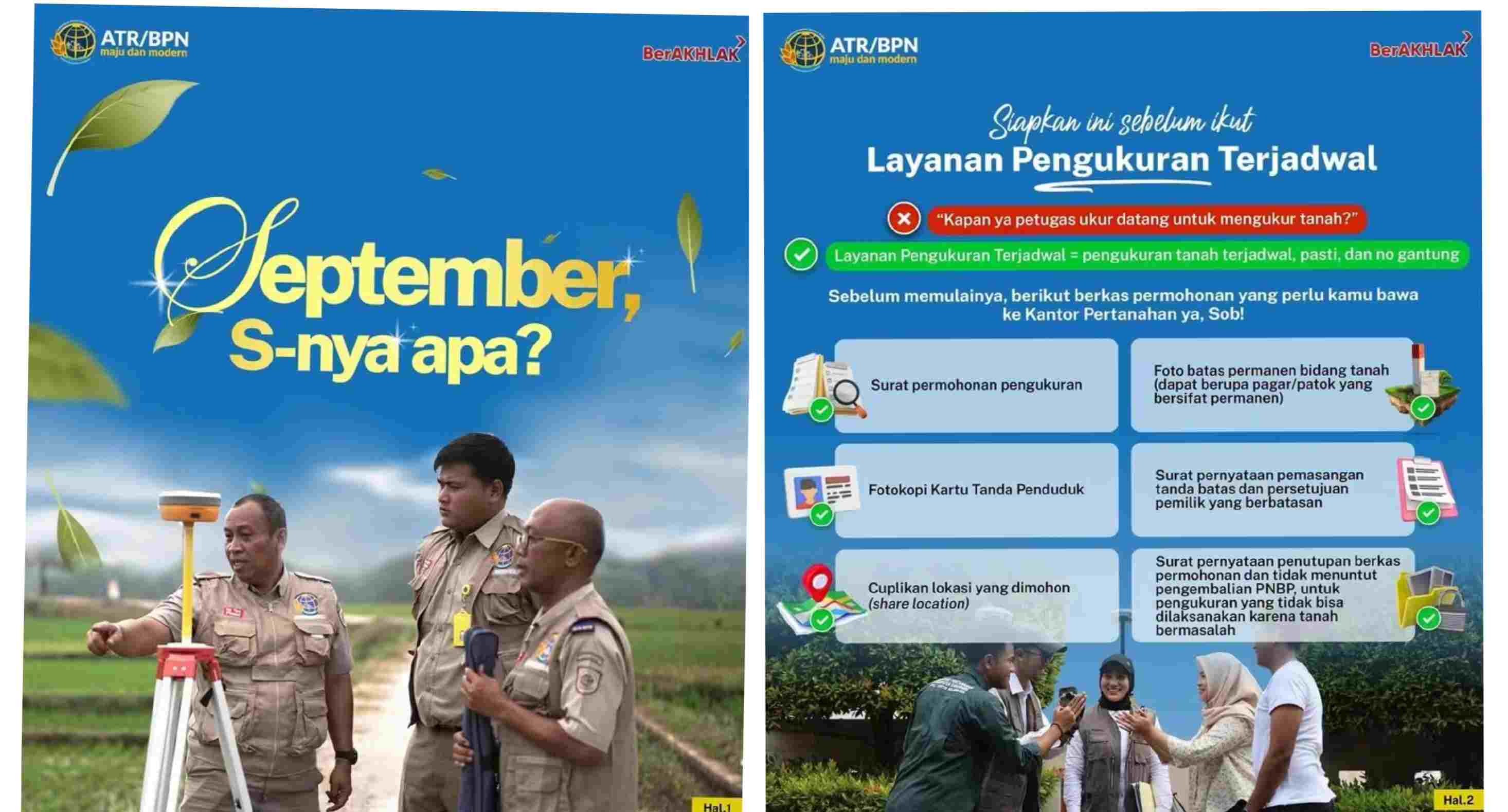 ATR/BPN Sosialisasi Layanan Pengukuran Terjadwal, Pastikan Kepastian Waktu Bagi Pemohon
