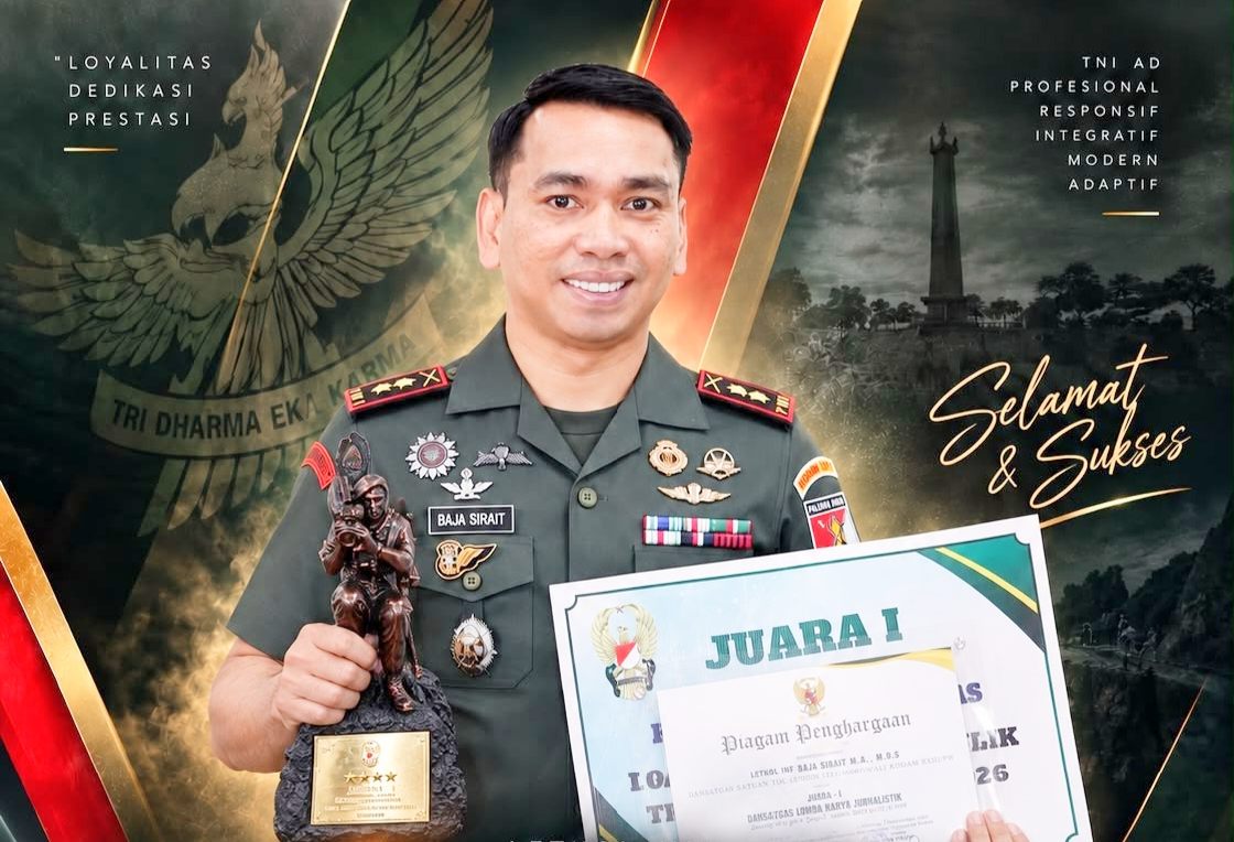 Kodim 1311/Morowali Raih Juara I Lomba Karya Jurnalistik TMMD ke-129 TA 2026