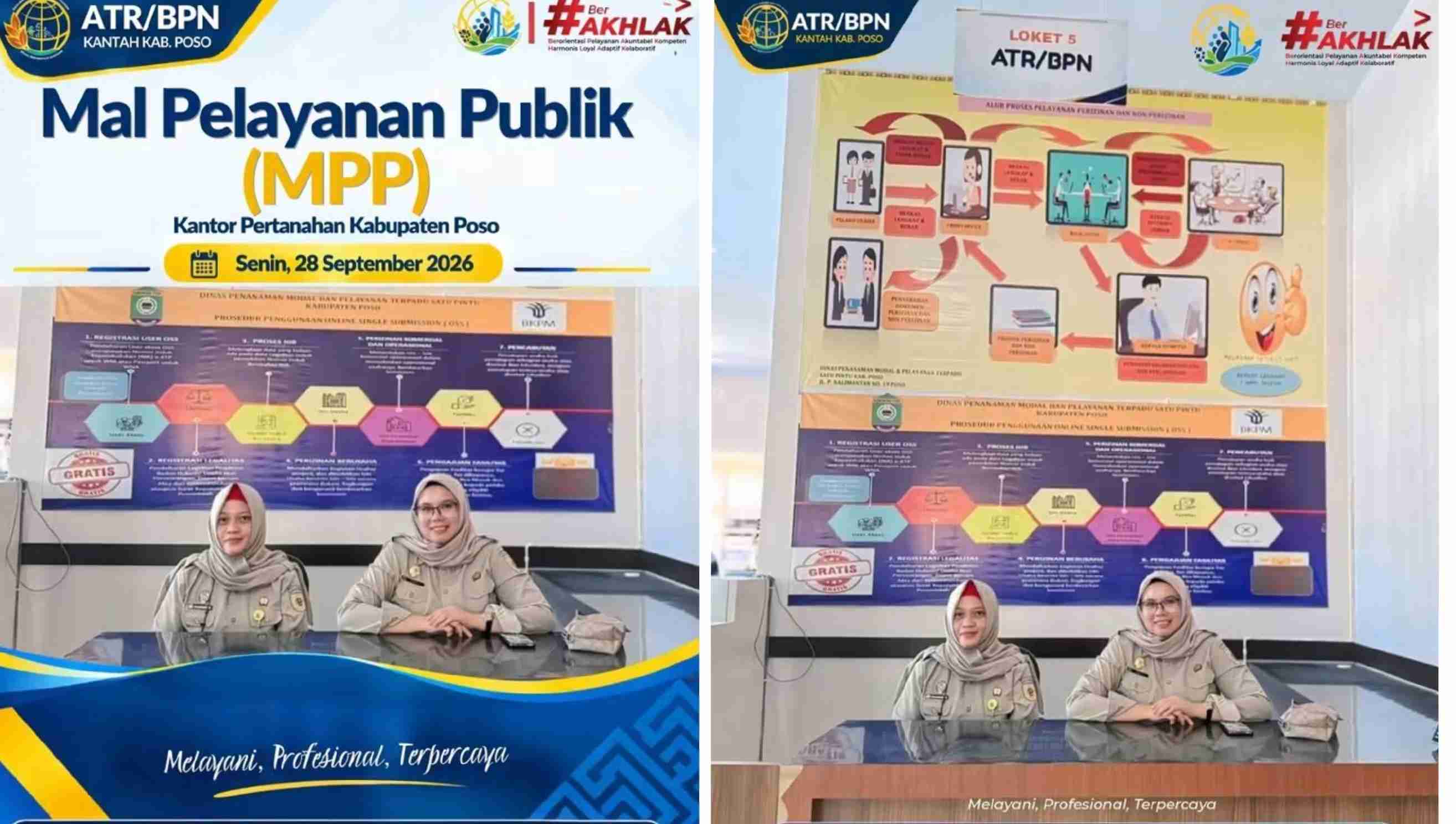 Hadir di MPP, Kantah Poso Dekatkan Pelayanan Pertanahan