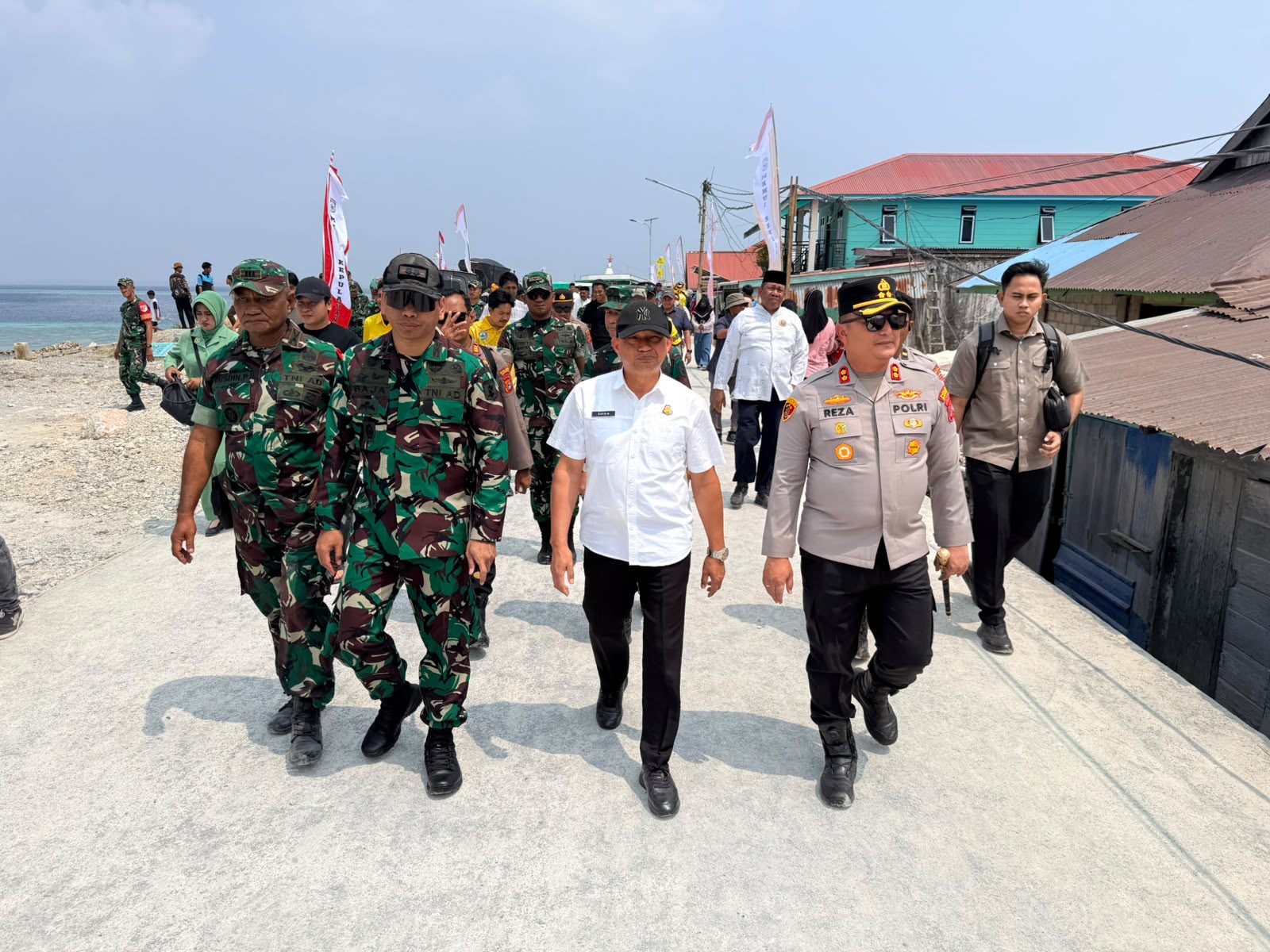Menyapa Wilayah Terluar, Kapolres Morowali Sambangi Polsubsektor Menui Kepulauan