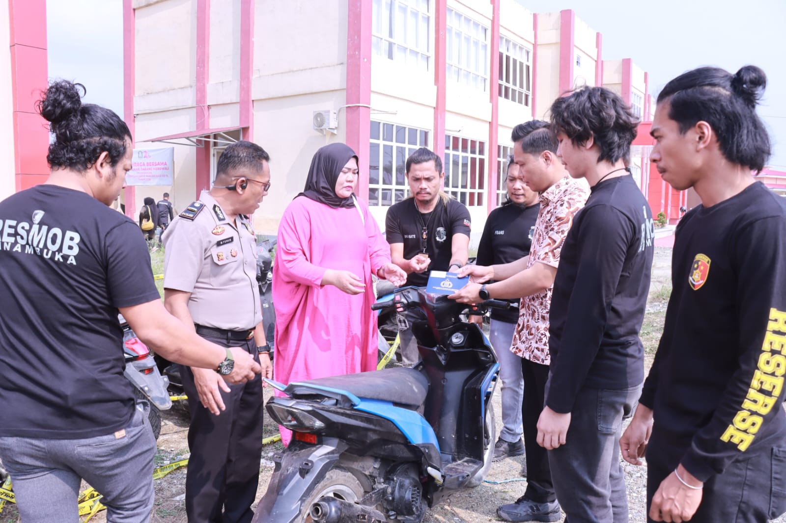 Polres Morowali Bekuk 4 Pelaku Curanmor di Bahodopi, 13 Motor Disita