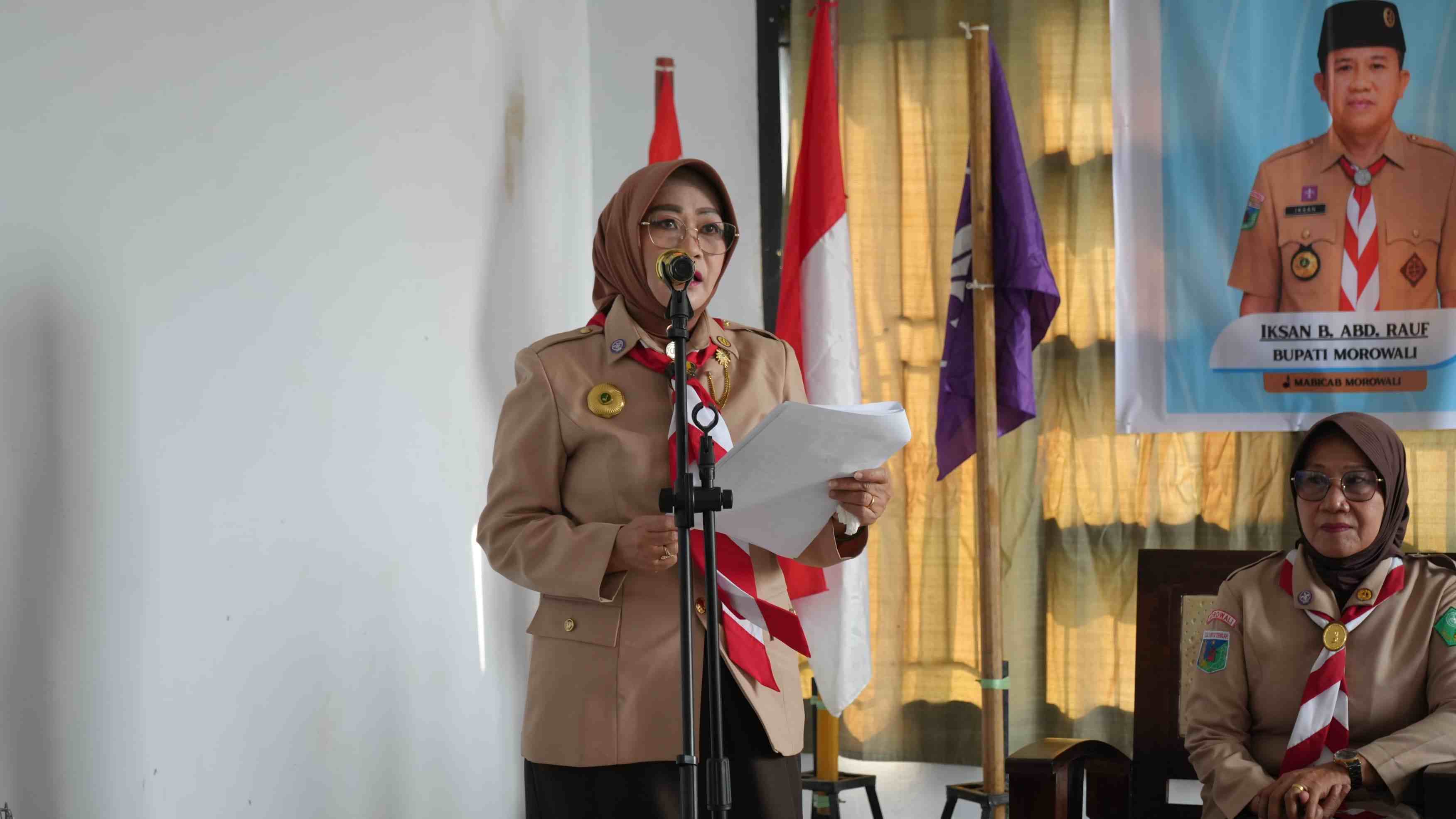 Buka JOTA JOTI 2026, Ketua Kwarcab Morowali Ajak Pramuka Jaga Lingkungan