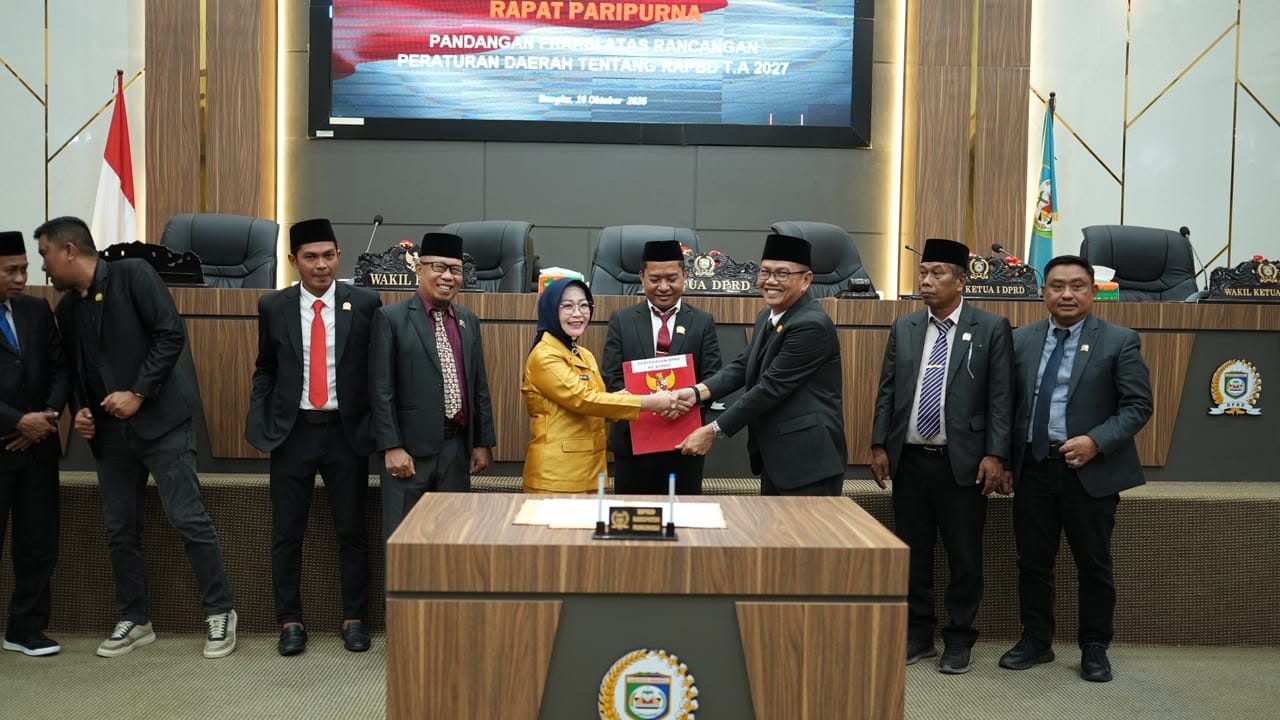 Wabup Morowali Hadiri Rapat Paripurna DPRD Bahas Ranperda RAPBD 2027