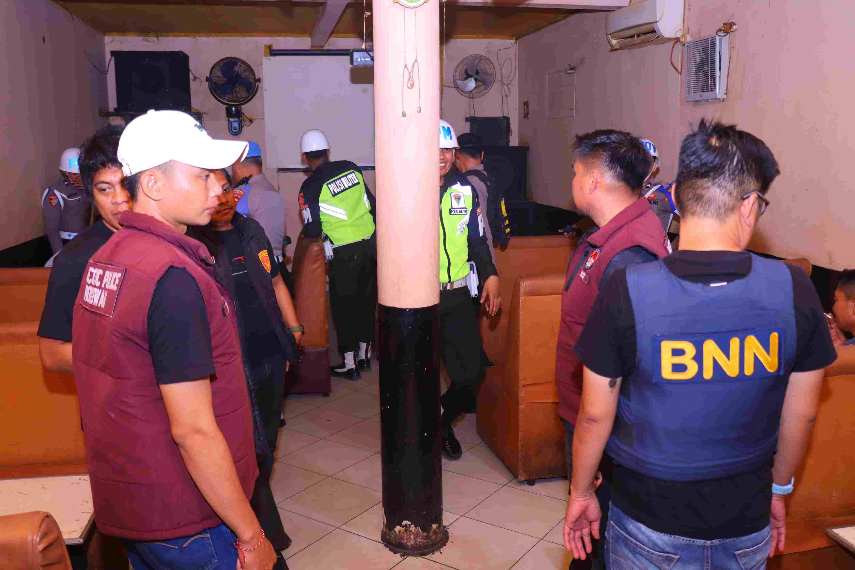Polres Morowali Gelar Razia Tes Urine Disejumlah Tempat Hiburan Malam
