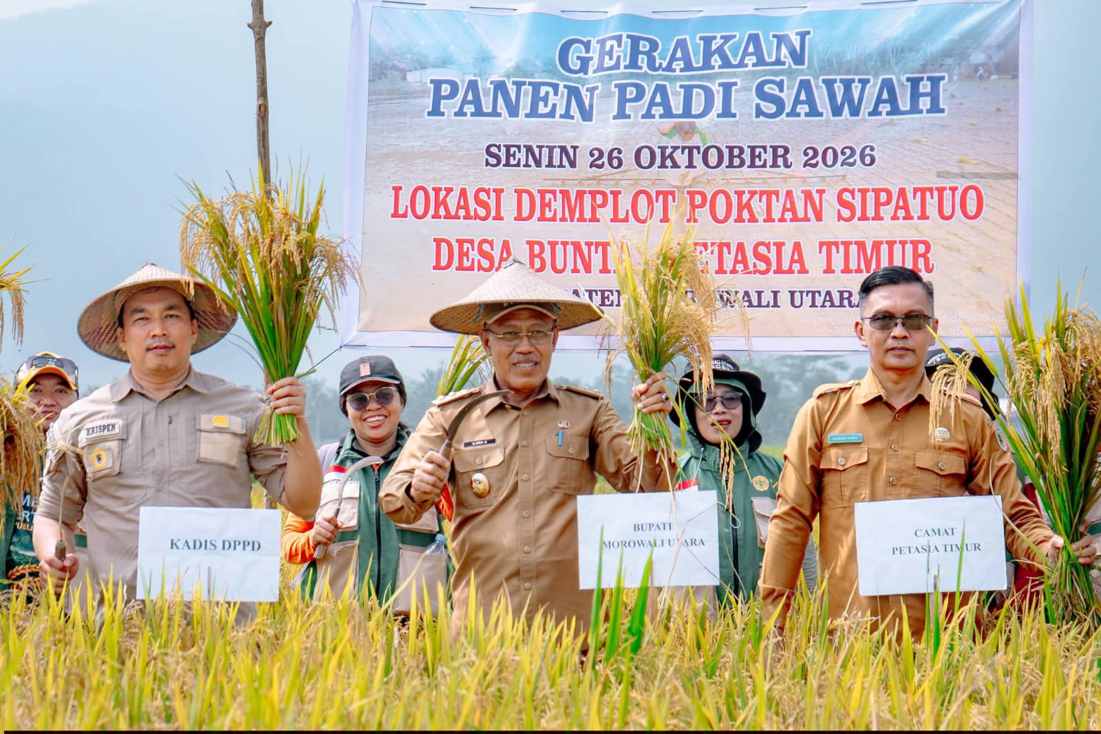 Wabup Morowali Utara Tegaskan Lahan Pertanian di Desa Bunta Tak Boleh Beralih Fungsi