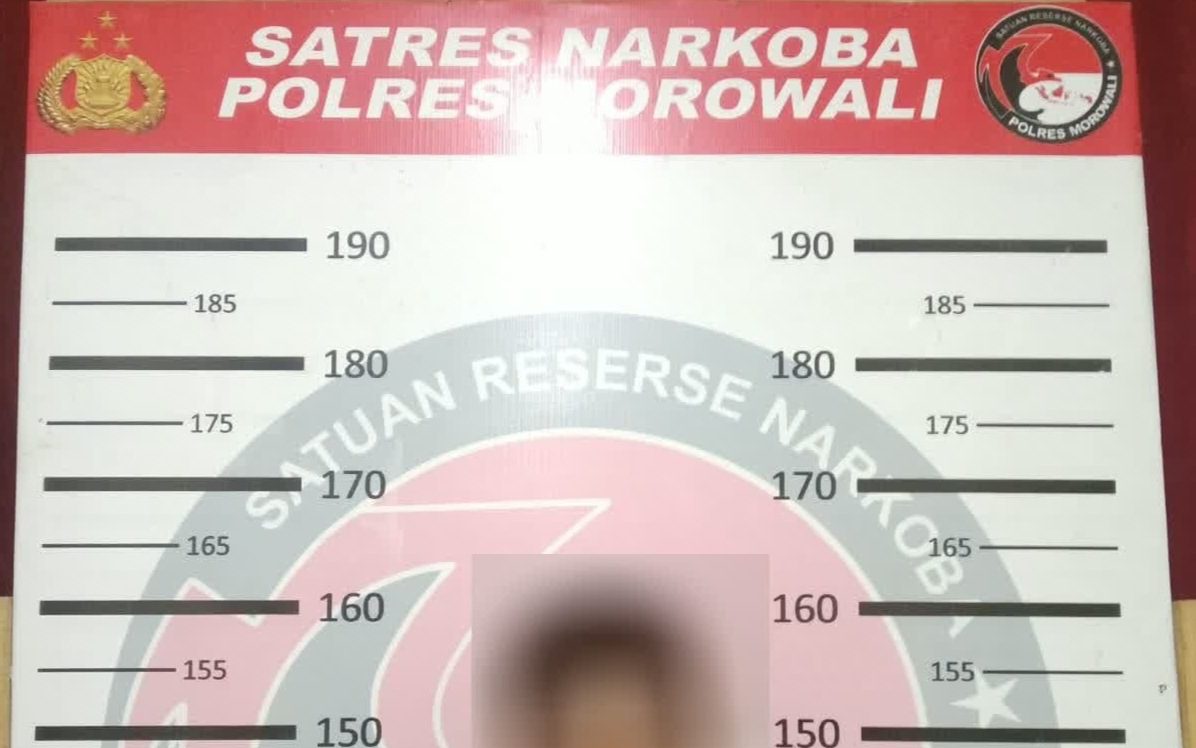 Polres Morowali Tangkap Dua Pria dan Sita 8 Saset Sabu di Desa Bente