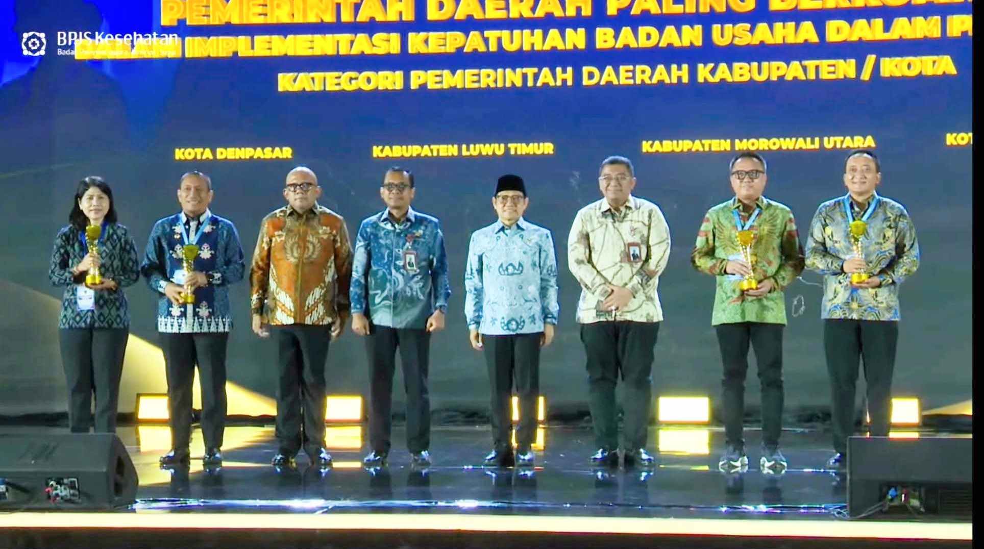 Morowali Utara Kembali Bersinar di Tingkat Nasional Lewat Penghargaan Satya JKN Awards 2026